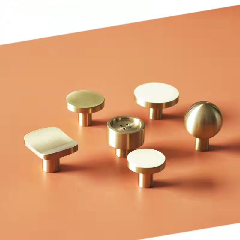 Furniture Hardware Drawer Pulls - Modern Solid Brass Cabinet Kitchen Knobs