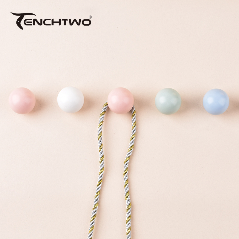 Round Ceramic Hook Clothes Han - Furniture Hardware Jig avaliação e preço
