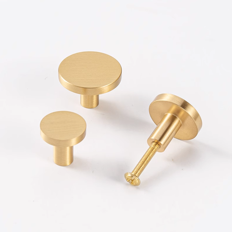 Round Brass Kitchen Cabinet Dr - Furniture Hardware Jig avaliação e preço