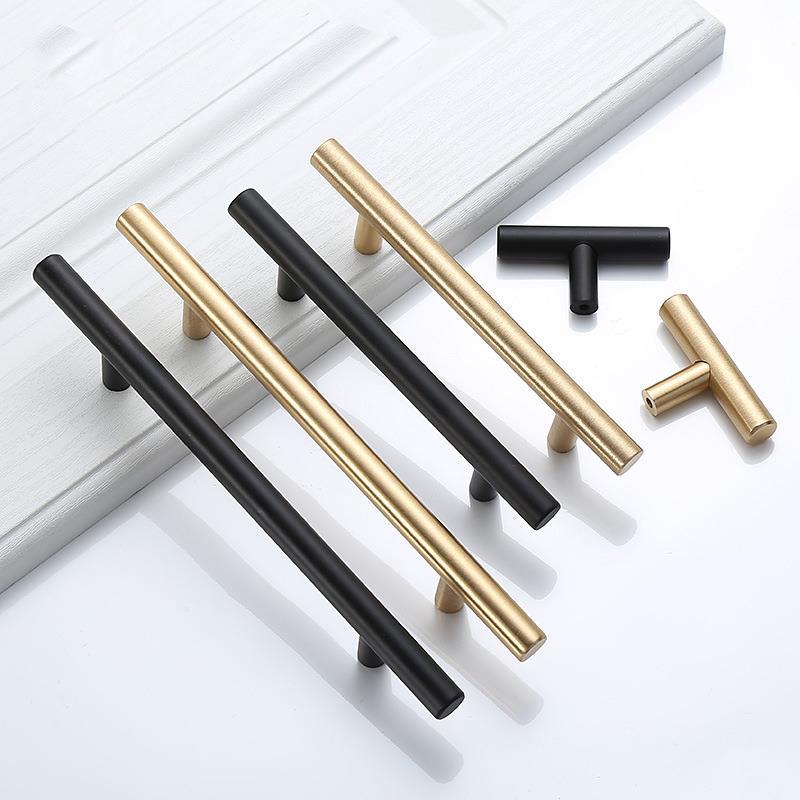 Modern Gold Brushed Straight C - Furniture Hardware Drawer Pulls avaliação e preço