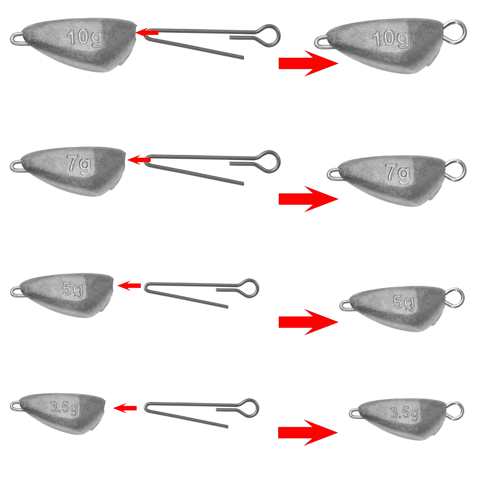 SAMOLLA 5pcs Jig Head Fishing  - Furniture Hardware Jig avaliação e preço