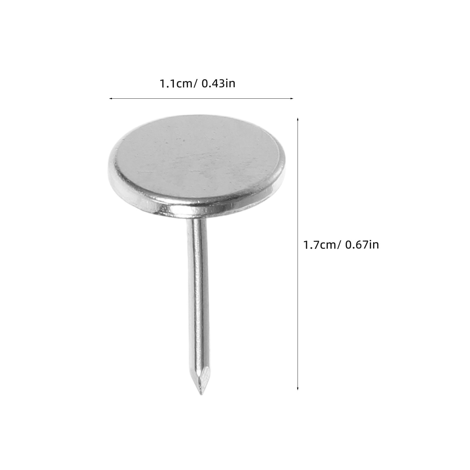 50 Pcs Carpet Tacks Flat Head  - Furniture Upholstery Hardware avaliação e preço