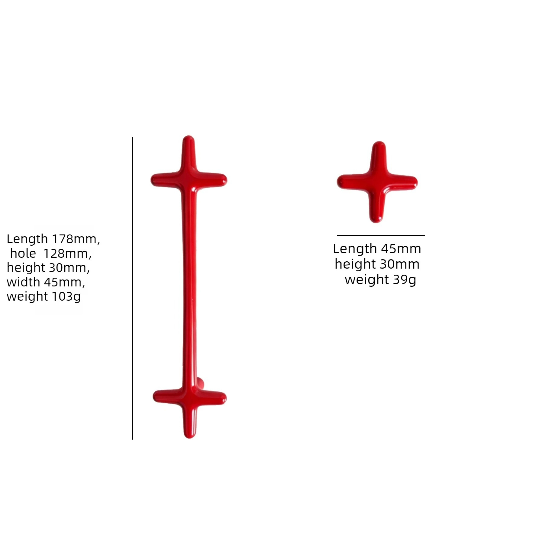 Modern Minimalist Color Cross  - Furniture Hardware Drawer Pulls avaliação e preço