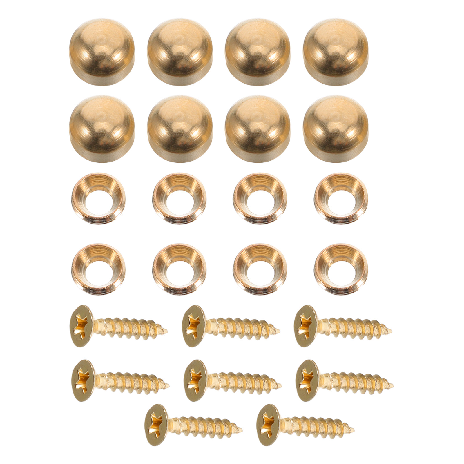 16Pcs Mirror Screw Caps Copper - Furniture Upholstery Hardware avaliação e preço