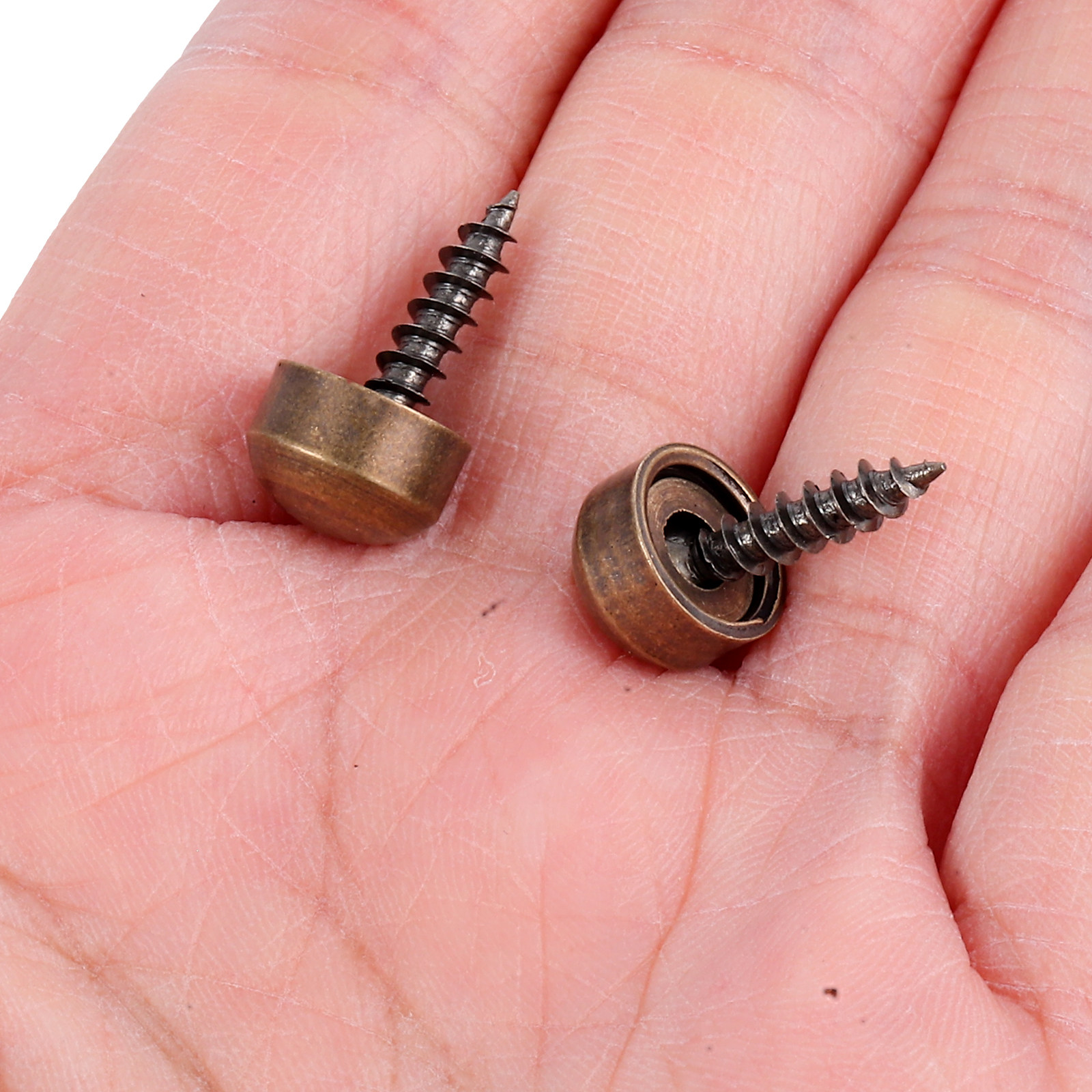 16Pcs Self Tapping Screws Copp - Furniture Upholstery Hardware avaliação e preço
