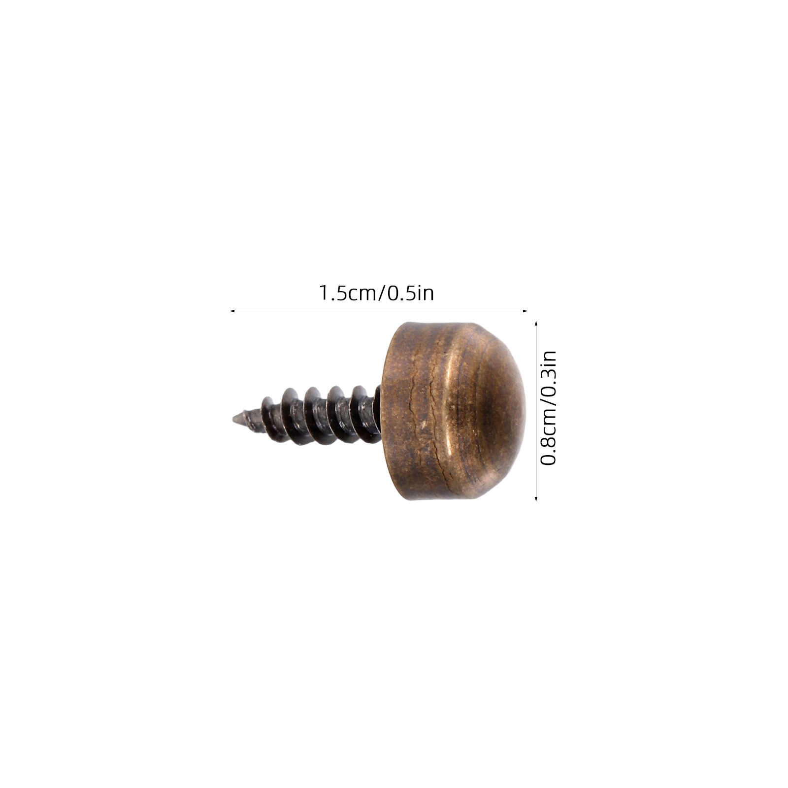 16Pcs Self Tapping Screws Copp - Furniture Upholstery Hardware avaliação e preço