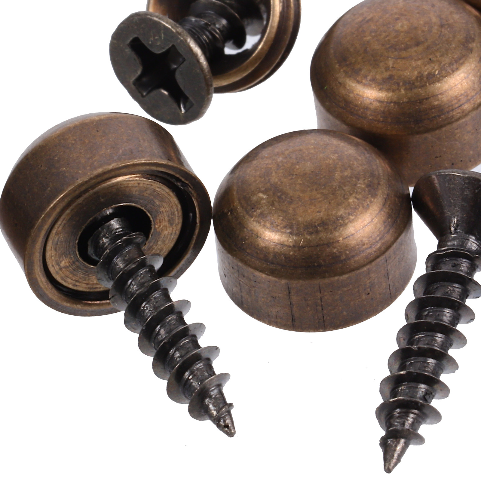 16Pcs Self Tapping Screws Copp - Furniture Upholstery Hardware avaliação e preço