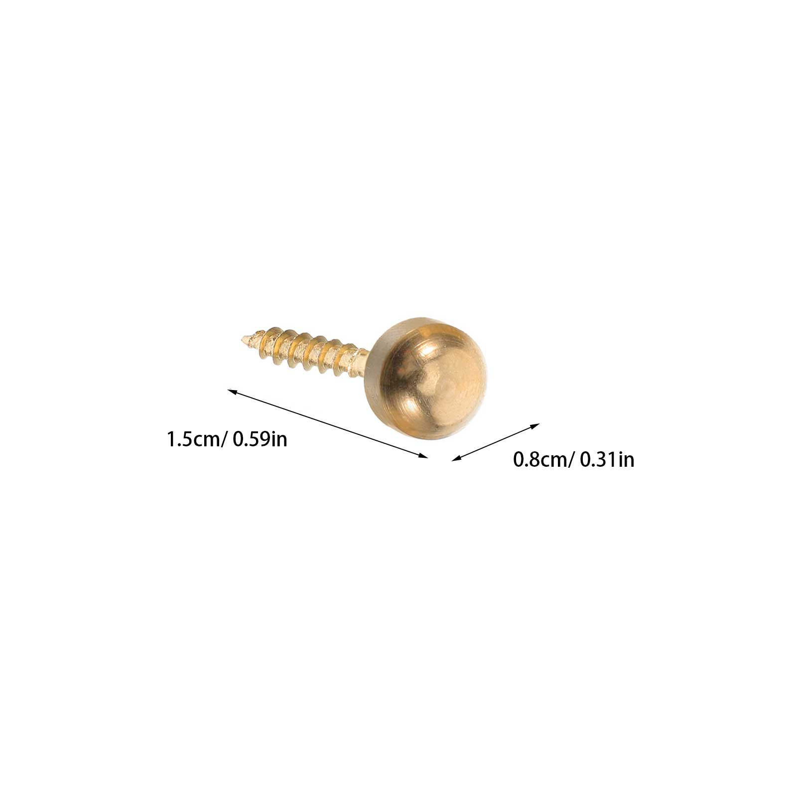 16Pcs Self Tapping Screws Copp - Furniture Upholstery Hardware avaliação e preço