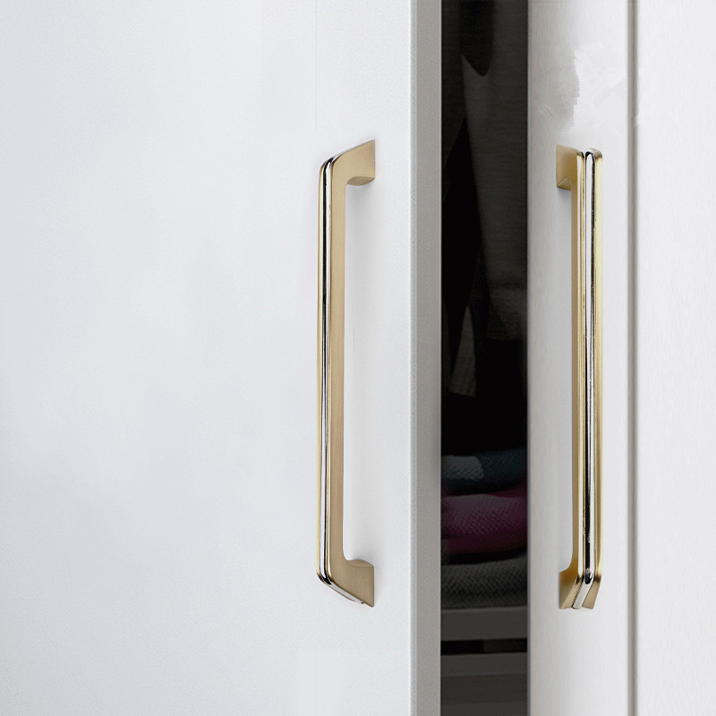 Gold Furniture Handles Aluminu - Furniture Hardware Drawer Pulls avaliação e preço