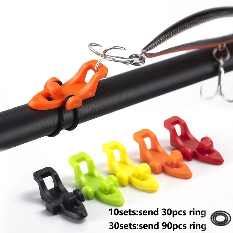 10-30pcs Fishing Rod Pole Hook - Furniture Hardware Jig avaliação e preço