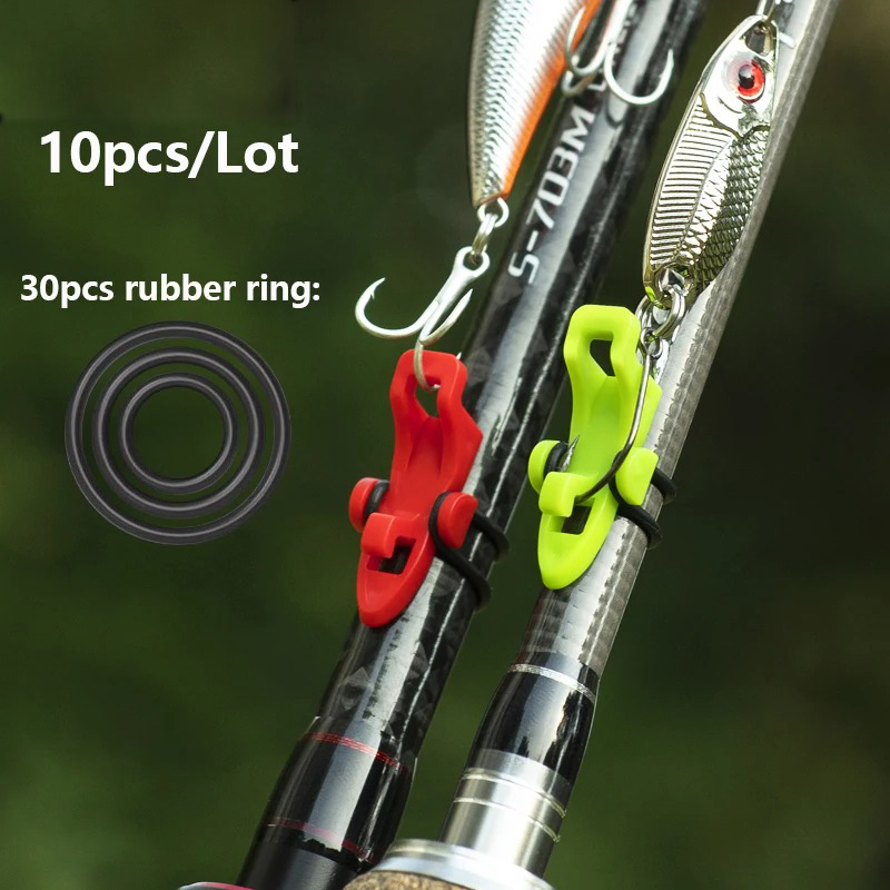 10-30pcs Fishing Rod Pole Hook - Furniture Hardware Jig avaliação e preço